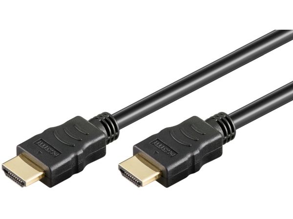 Goobay 61158, 1,5 m, HDMI Typ A (standard), HDMI Typ A (standard), 3D kompatibilitet, 18 Gbit/s, Svart, bild 2