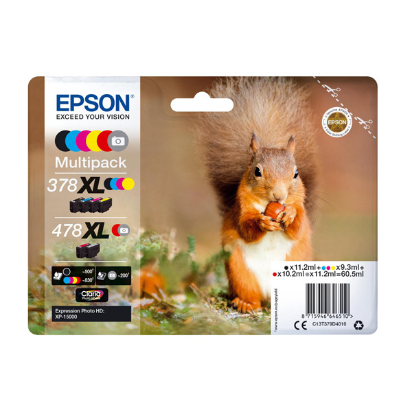 Epson Bläck 378XL/478XL Multipack