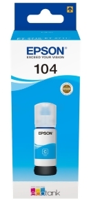 Epson T104, cyan EcoTank cyan bläck