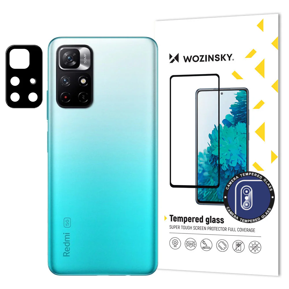 Wozinsky Fullt kameraglas 9H härdat glas för full kamera för Xiaomi Redmi Note 11-kamera (KINA)