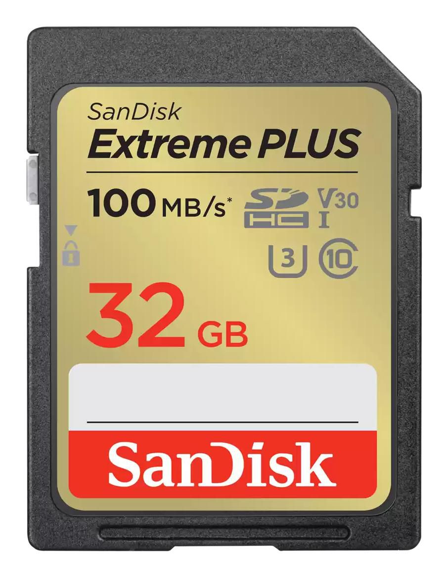 Secure Digital SDHC 32 GB Sandisk Extreme Plus, 100/60 MB/sek, Class 10, UHS-I V30, U3, bild 4