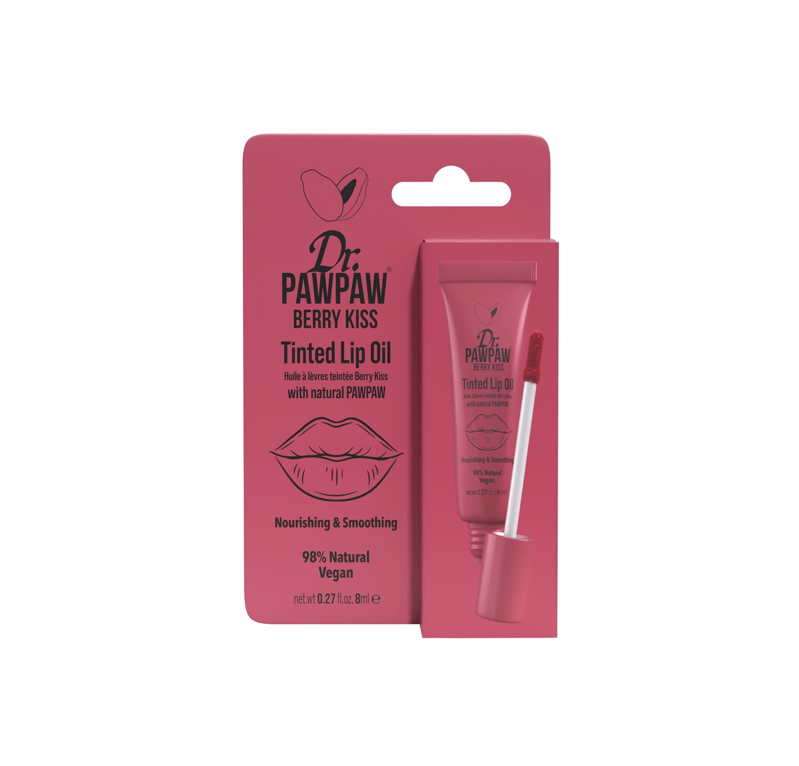 Dr. PAWPAW Tinted Lip Oil Berry Kiss 8 ml