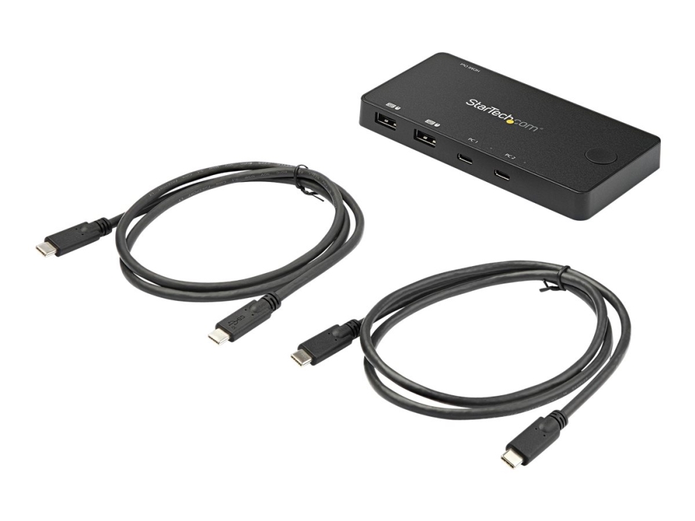 StarTech.com SV211HDUC KVM-switch med 2 USB-C-portar, 4K 60 Hz HDMI
