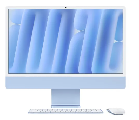 Apple iMac 24" (M4) 10C 16/512 GB, blå, bild 5