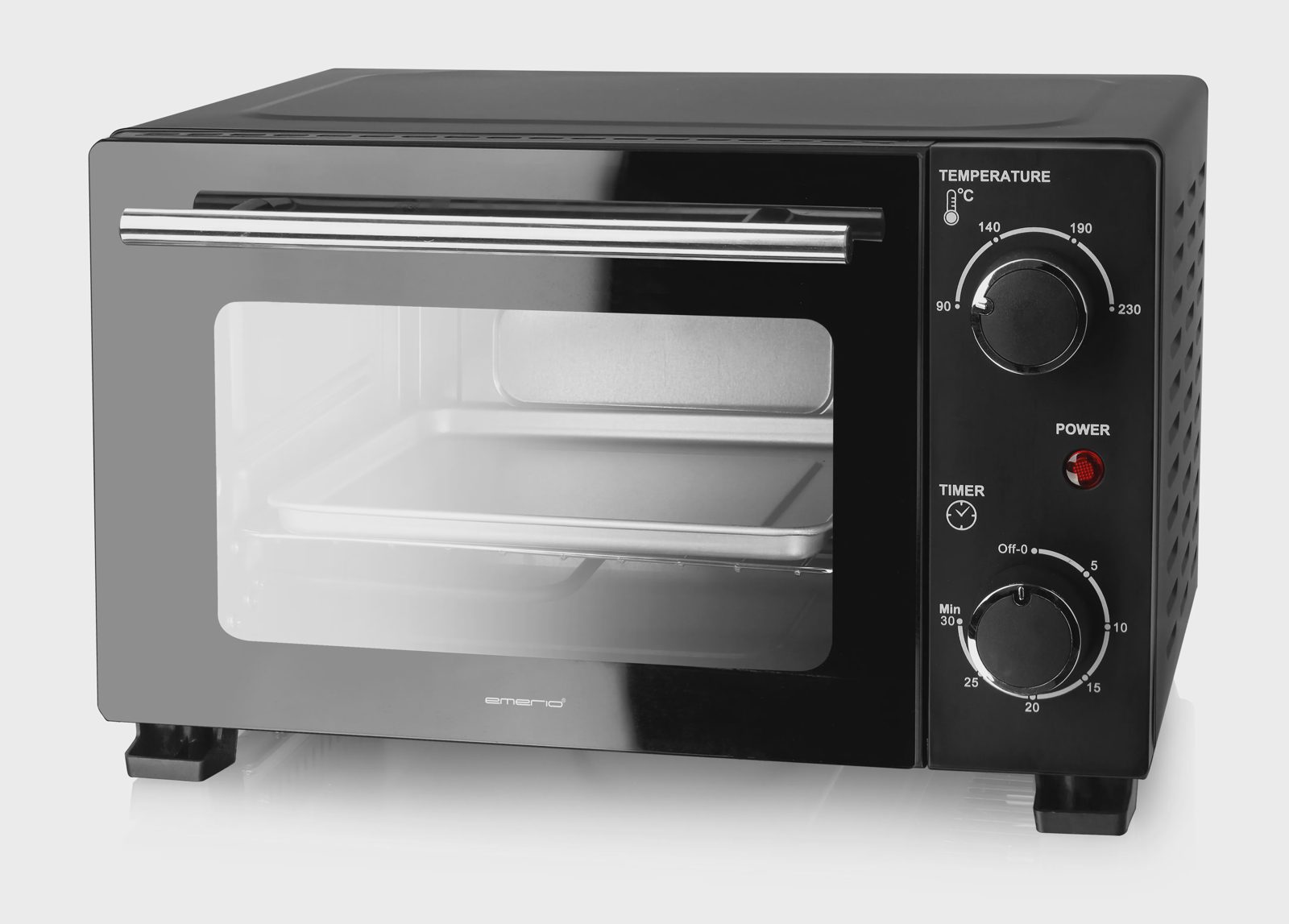 Emerio MO-124451 miniugn 10 L, över- och undervärme, 90-230 °C