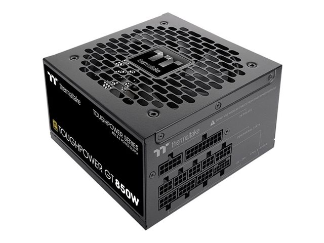 Thermaltake ToughPower GT 850W - Nätaggregat (intern) - ATX12V 3.1/ EPS12V - 80 PLUS Gold - AC 100-240 V - 850 Watt - aktive PFC - svart