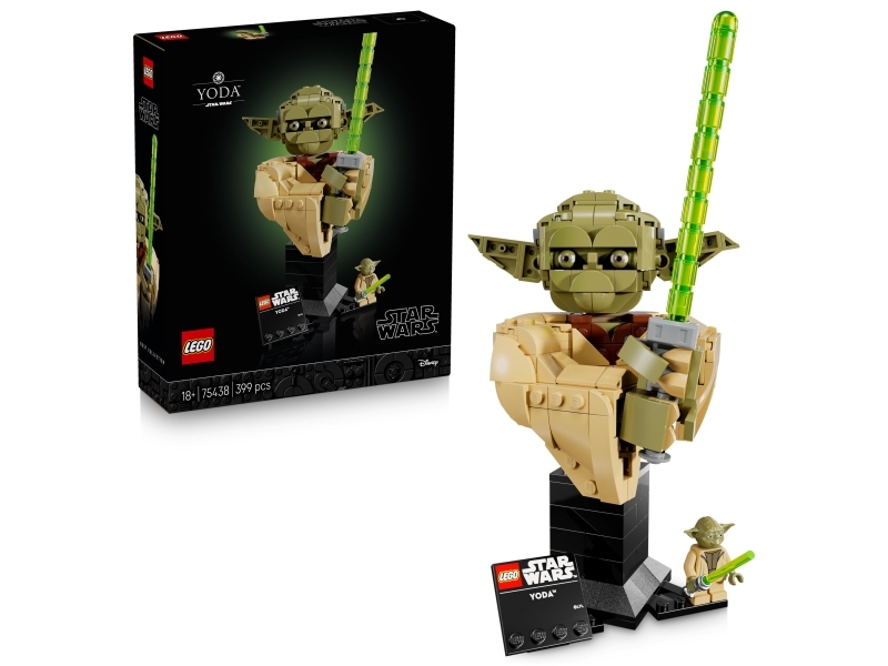LEGO Star Wars Yoda Bust 75438, bild 5