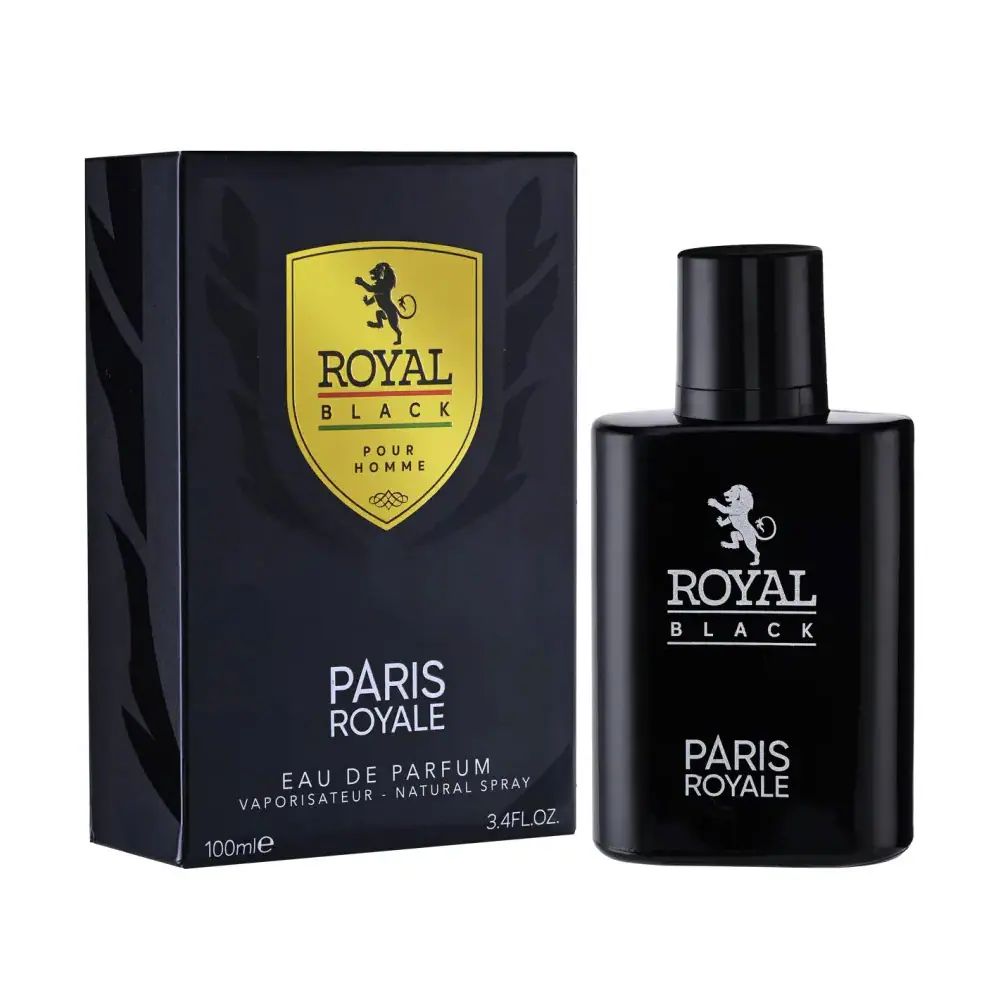 Paris Royale Royal Black EDP 100ml / Inspirerad av Scuderia Ferrari Black Signature / Herrparfym
