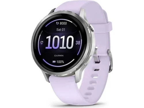 Garmin Venu 4 41 mm smartwatch, silver/blåviolett, bild 2
