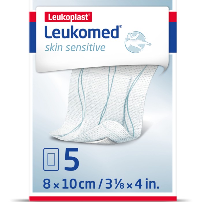 Leukoplast Leukomed Skin Sensitive 8 x 10 cm, 5 st