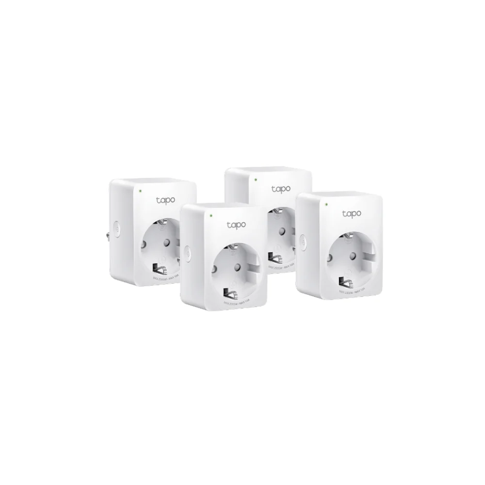 TP-Link Tapo P100 Mini Smart Wi-Fi-uttag 4-pack