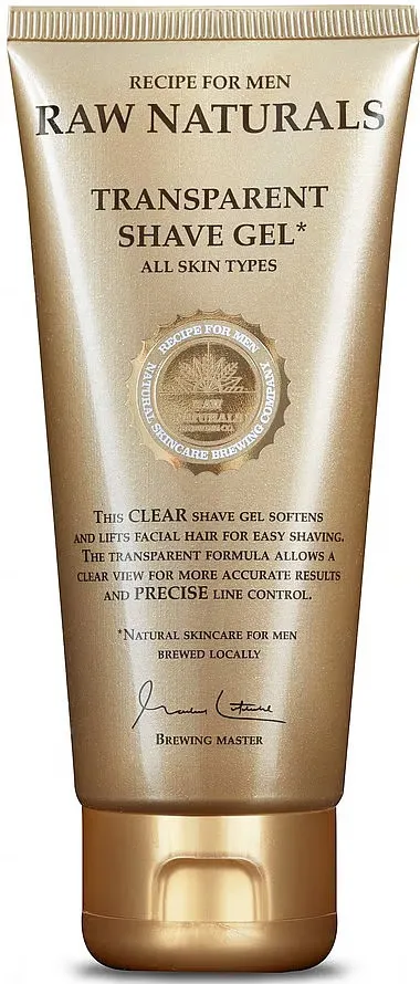 Raw Naturals Transparent Shaving Gel 100 ml, bild 4