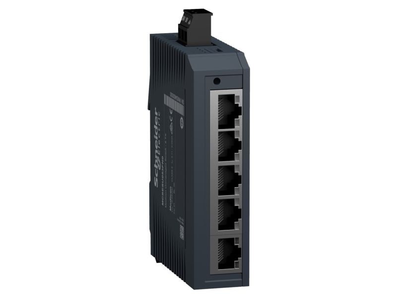 Schneider Electric MCSESU053FN0, Ohanterad, Fast Ethernet (10/100), DIN-skena