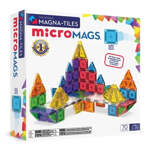 Magna-Tiles - MicroMags - 70 Delar