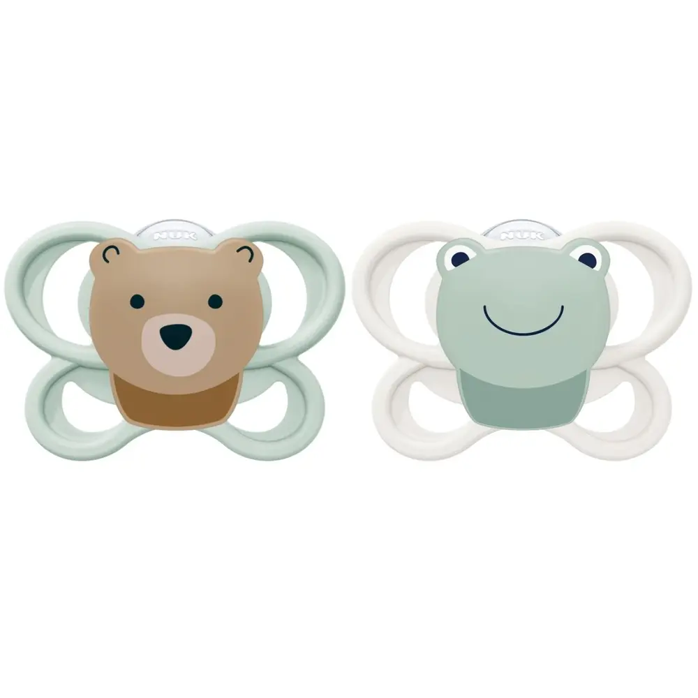 NUK Perfect match Air Bear/Frog 0-6 mån , 2 st, bild 3