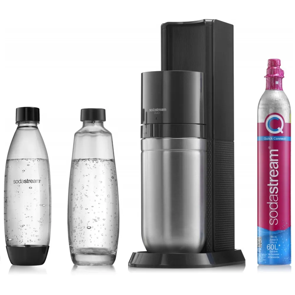 Sodastream Duo Black 2 bottles