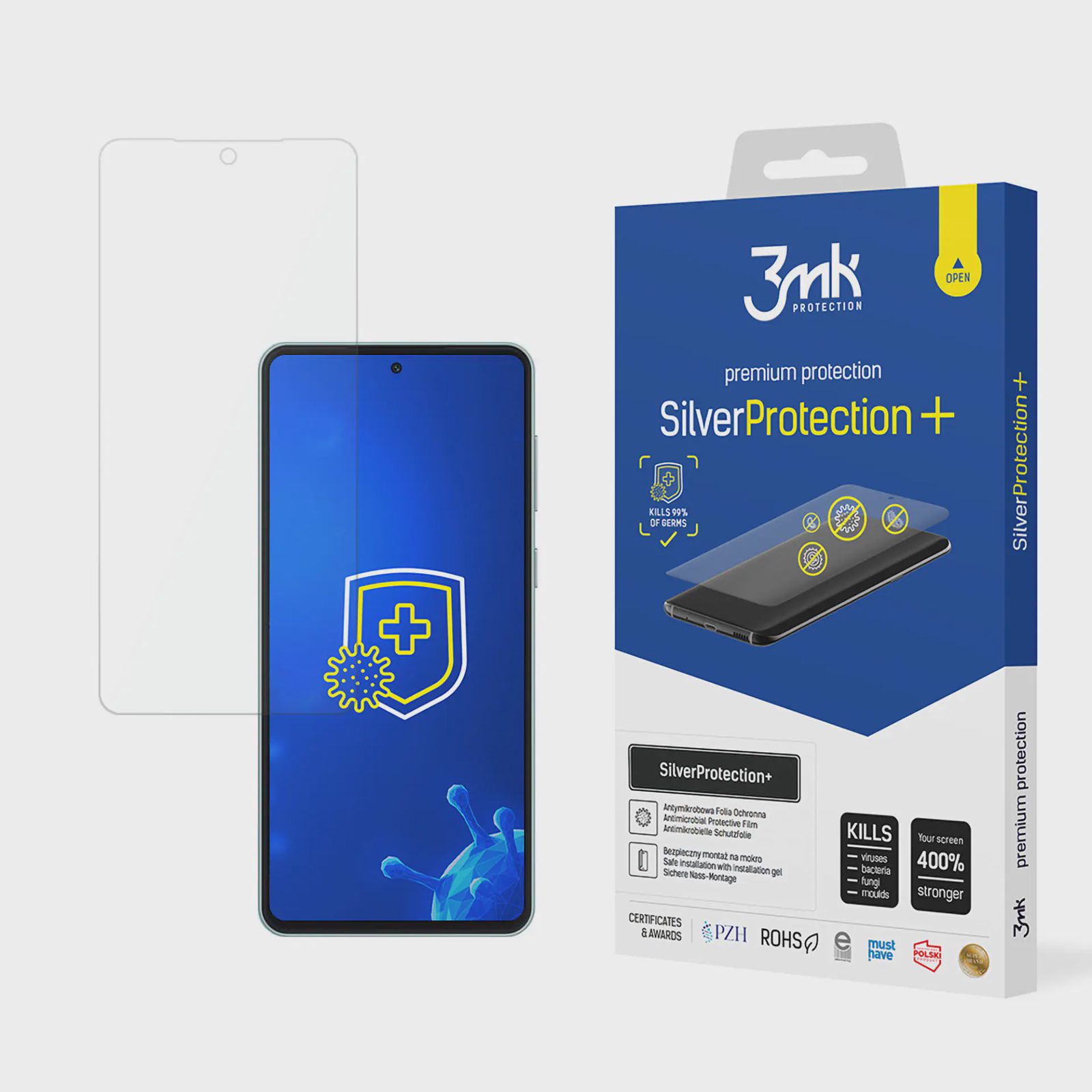 3mk SilverProtection+ skyddsfilm för Samsung Galaxy M55