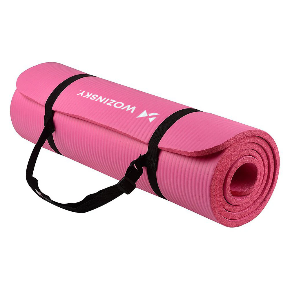 Wozinsky Yogamatta 181 x 63 x 0,9 cm - Rosa, bild 2