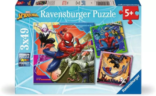 Ravensburger Pussel: Marvel Spider Man 3x49 Bitar