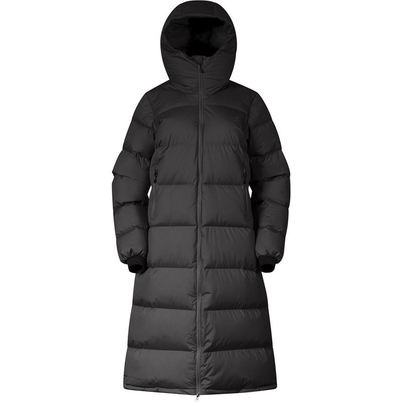 Bergans Oslo Down Long Coat Women Black - XS