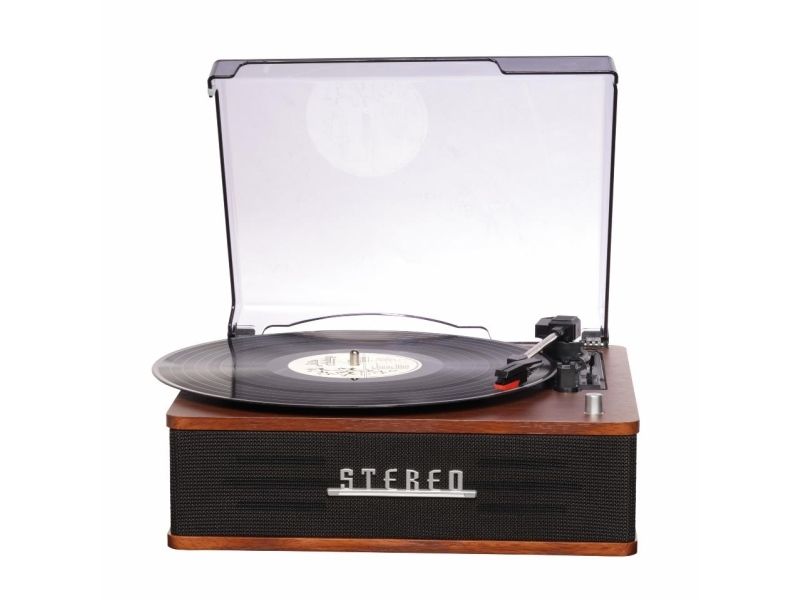 Denver VPB-262, Svart, Trä, 33 1/3,45,78 RPM, Rotations-, 40 W, 230 V, 330 mm