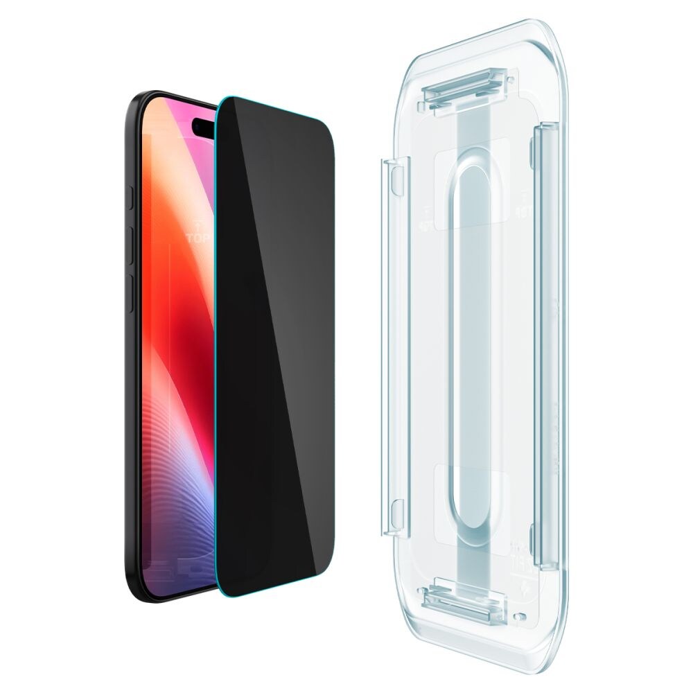 Spigen Glas.TR EZ Fit 2-pack insynsskyddande glas för iPhone 17 Air, bild 4
