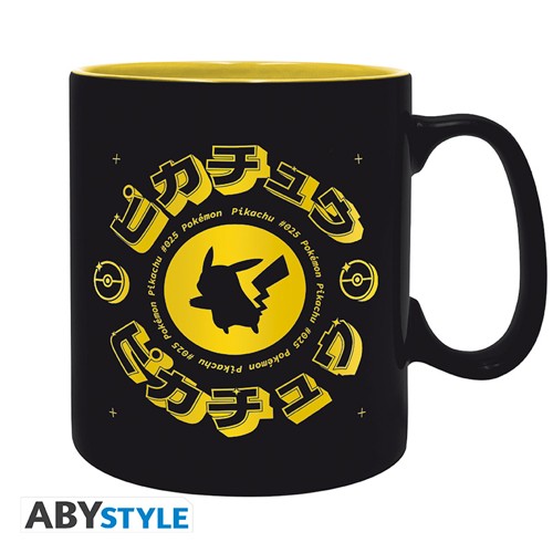 Pokemon Pikachu Black Icon Mug