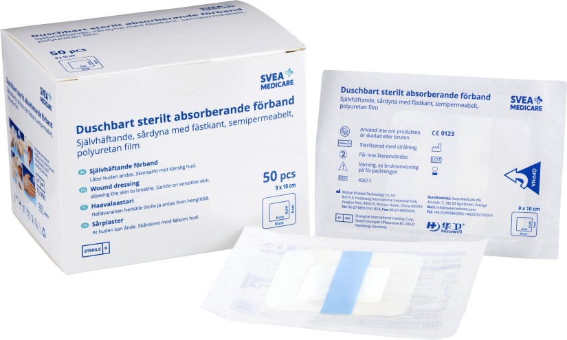 Svea Medicare Snabbförband vattentätt 9 x 10 cm, 50 st