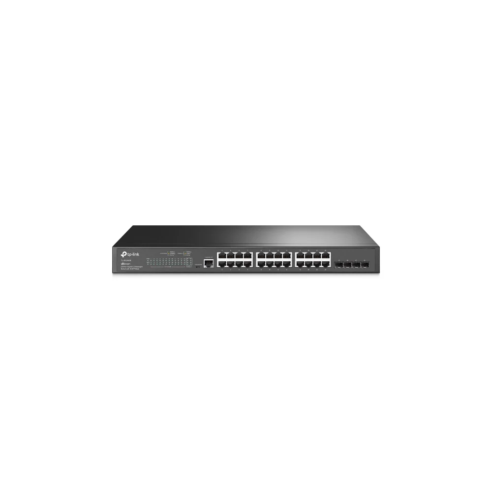TP-Link TL-SG3428 JetStream 24-Port Gigabit L2 Managed Switch med 4 SFP Slots