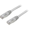 Nätverkskabel skärmad F/UTP Cat.6, RJ45, LSZH, 1 meter - Grå, bild 2