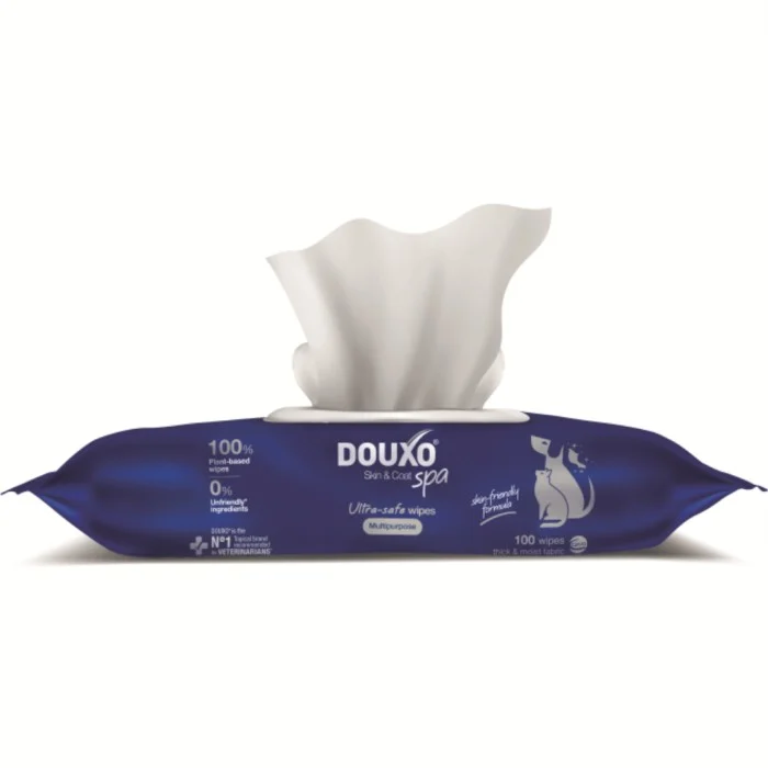 DOUXO Skin & Coat Spa Ultra-Safe Multipurpose våtservetter 100 st