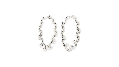 PILGRIM - LARISA Earrings - Silver-Plated - 33 mm, bild 3