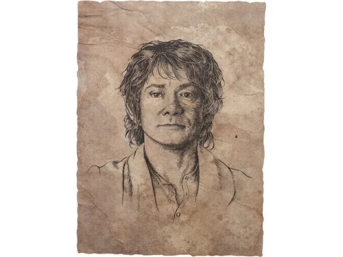 The Lord of the Rings - Portrait of Bilbo Baggins Statue Art Print, bild 2