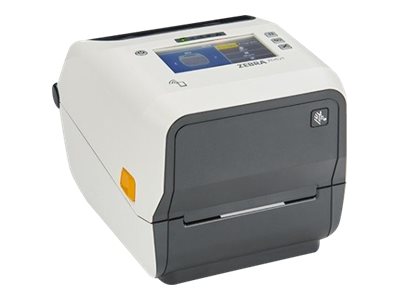 Zebra ZD621t-HC - Etikettskrivare - termisk överföring - Rulle (11,8 cm) - 300 dpi - upp till 152 mm/sek - USB 2.0, LAN, seriell, USB-värd - vit