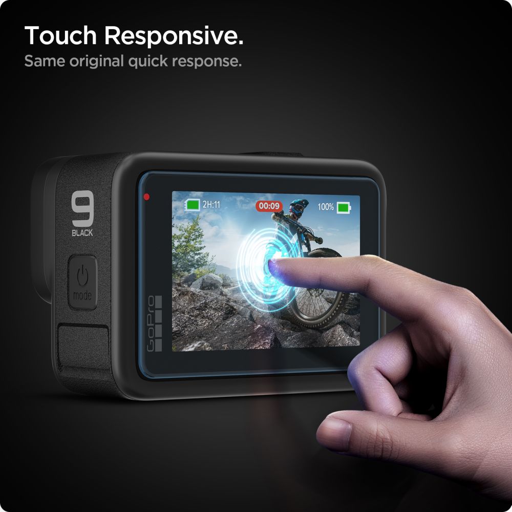 Spigen HERO11 Black Screen Protector, Transparent, GoPro HERO11 Black, Härdat glas, 62 mm, 0,254 mm, 40,9 mm, bild 5