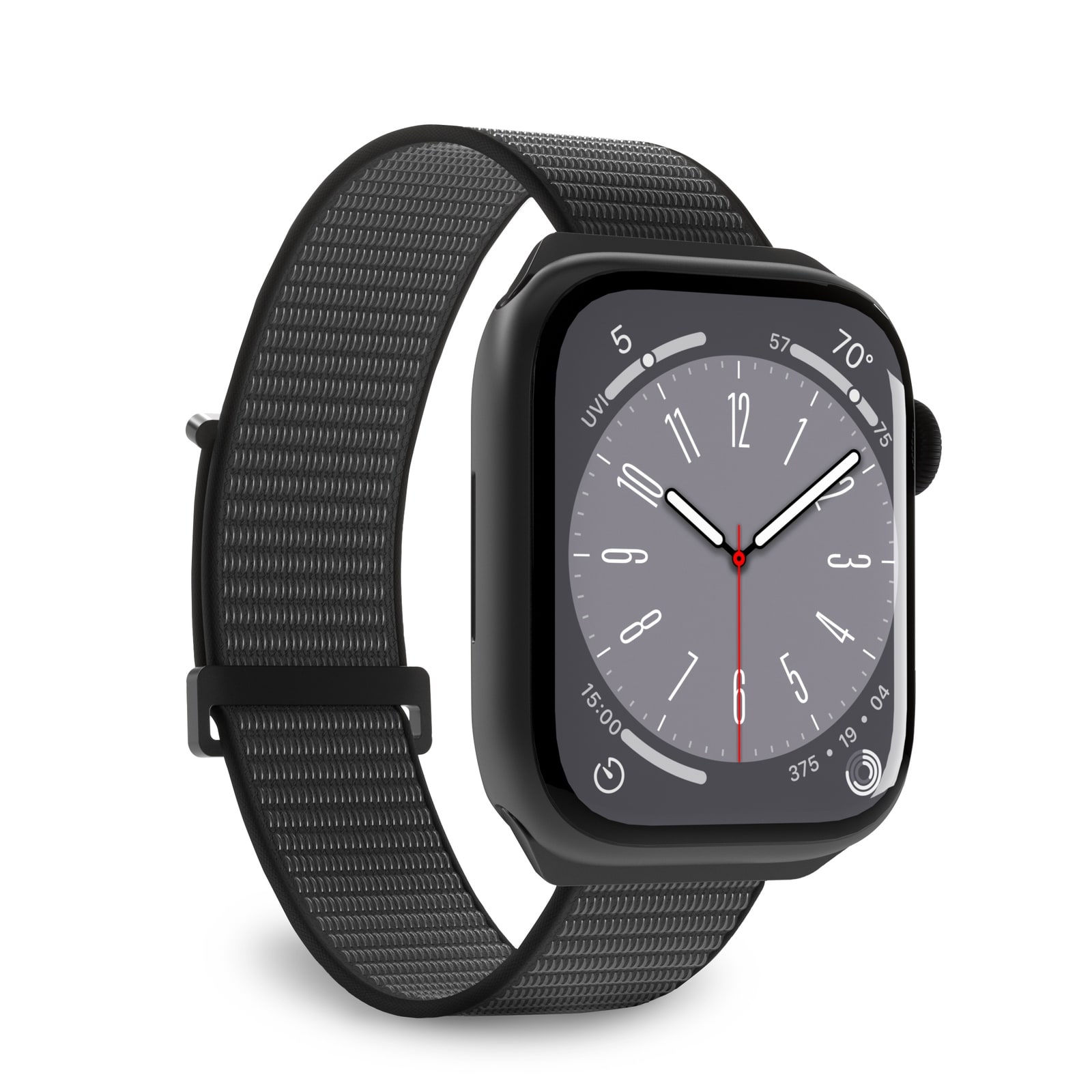 Puro Apple Watch 38-41mm nylonband (svart)