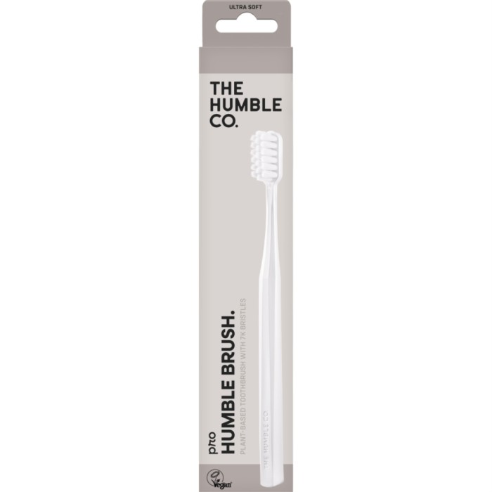 The Humble Co. Brush Plant-based - 7k bristles - Ultra soft White