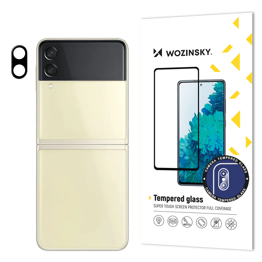 Wozinsky Fullt kameraglas 9H Fullt kamerahärdat glas för Samsung Galaxy Z Flip 3, bild 5