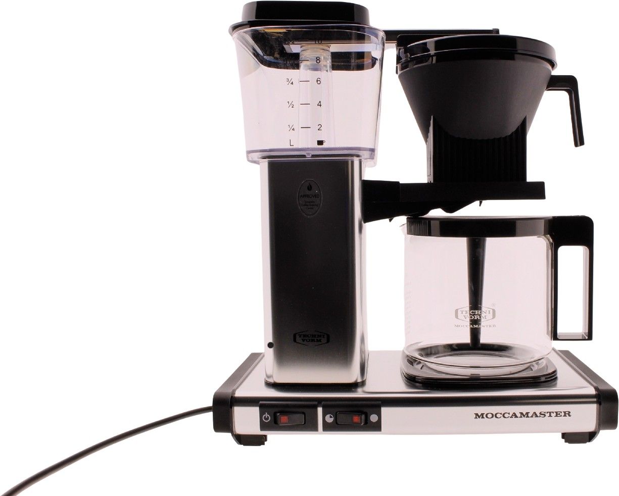 Moccamaster Automatic kaffebryggare, Polished Silver