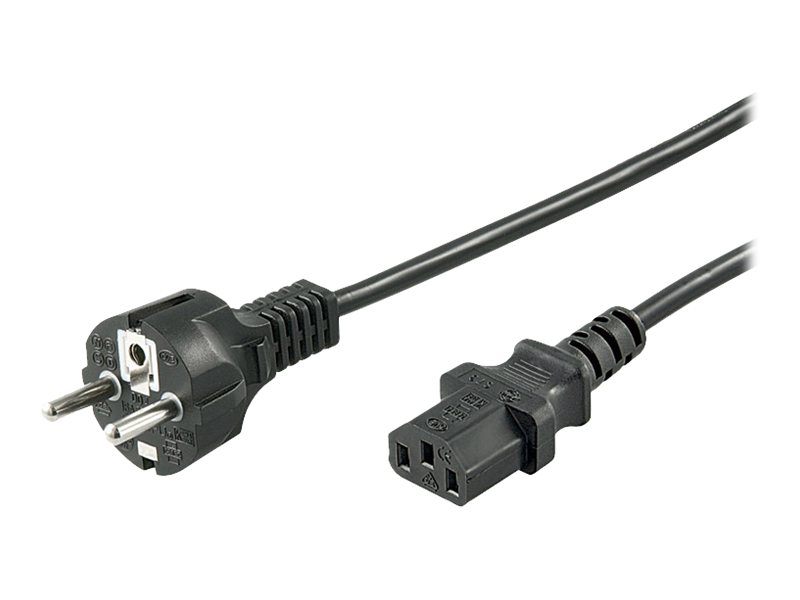 Luxorparts Förlängningskabel Ojordad 5 m (EU) Svart