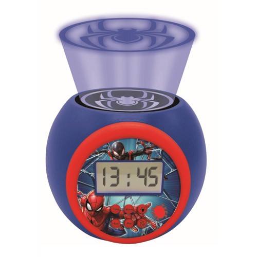 Spider Man projektorväckarklocka med timer