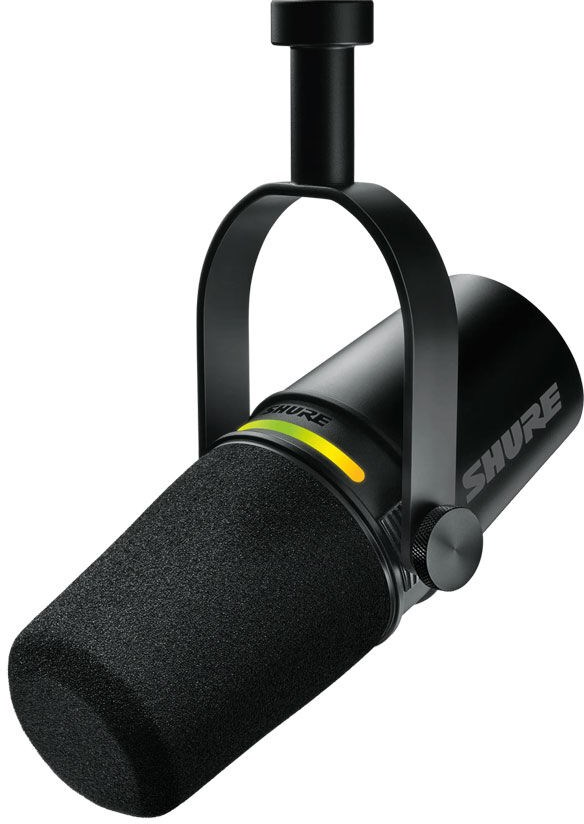 Shure MV7+ USB-C/XLR Podcast Mikrofon - Svart, bild 3