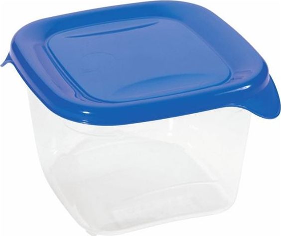 Curver matförvaringsbox FRESH&GO fyrkantig 1,2 l blå/transparent 182271