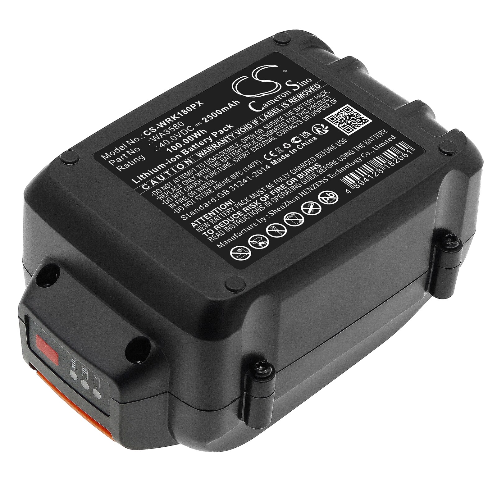 Batteri till Elverktyg för Worx WG180, WG280, WG380 m.fl., bild 4