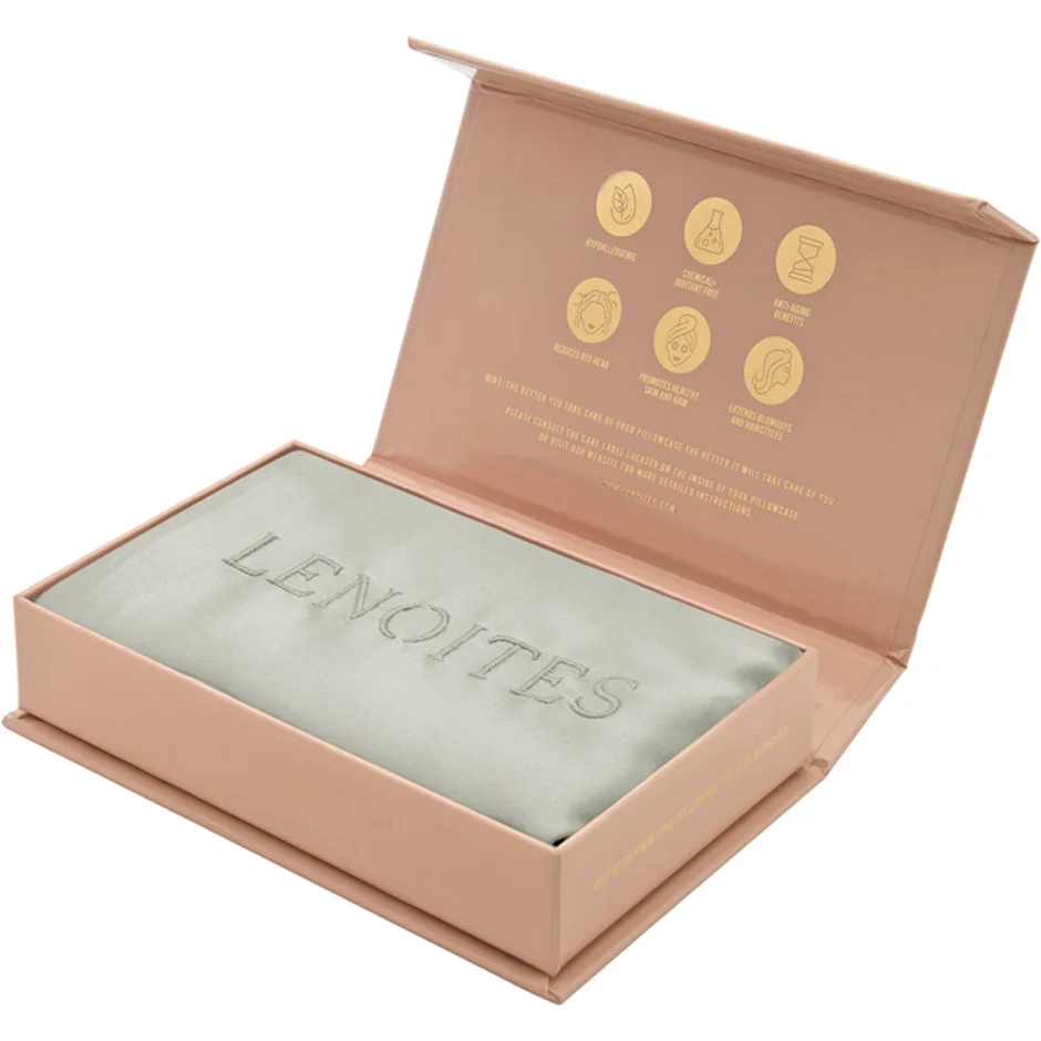 Lenoites Mulberry Silk Pillowcase Grey, 50x60 cm 1 pcs