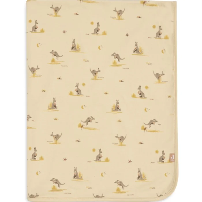 Jollein Babyfilt Jersey 75x100 cm Kangaroots