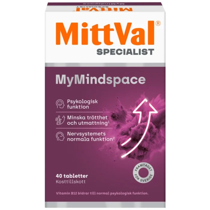 MittVal MyMindspace 40 tabletter