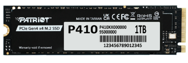 Patriot P410 SSD - 1TB - M.2 2280 - PCIe 4.0
