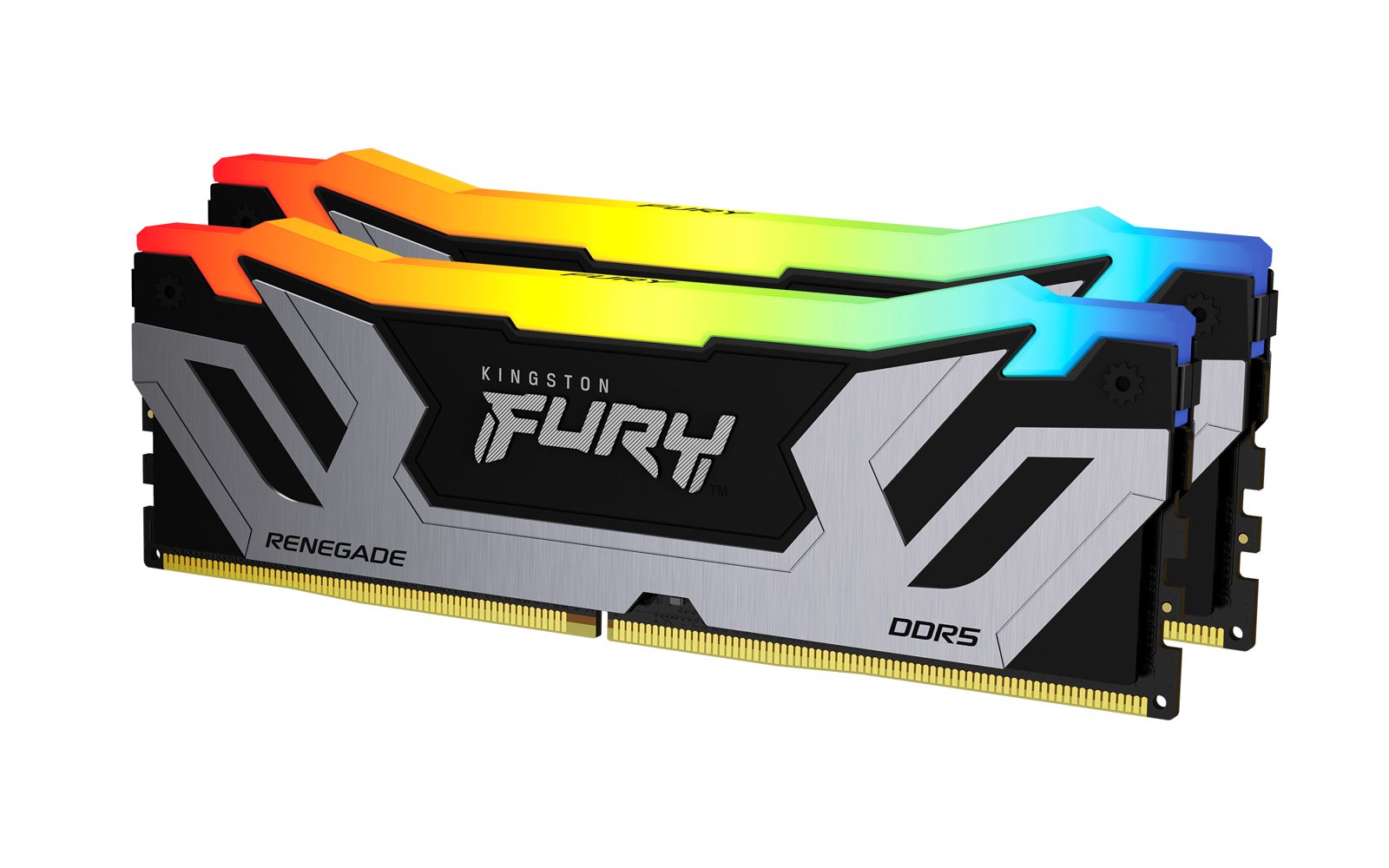 Kingston 48GB (2x24GB) DDR5 CUDIMM 8400MHz CL40 FURY Renegade Silver RGB XMP 3.0, bild 2