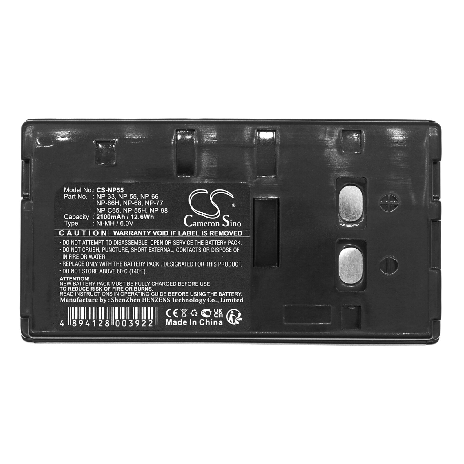 Batteri till Kamera för ITT NP-552, NP-554, V8-130 m.fl., bild 5